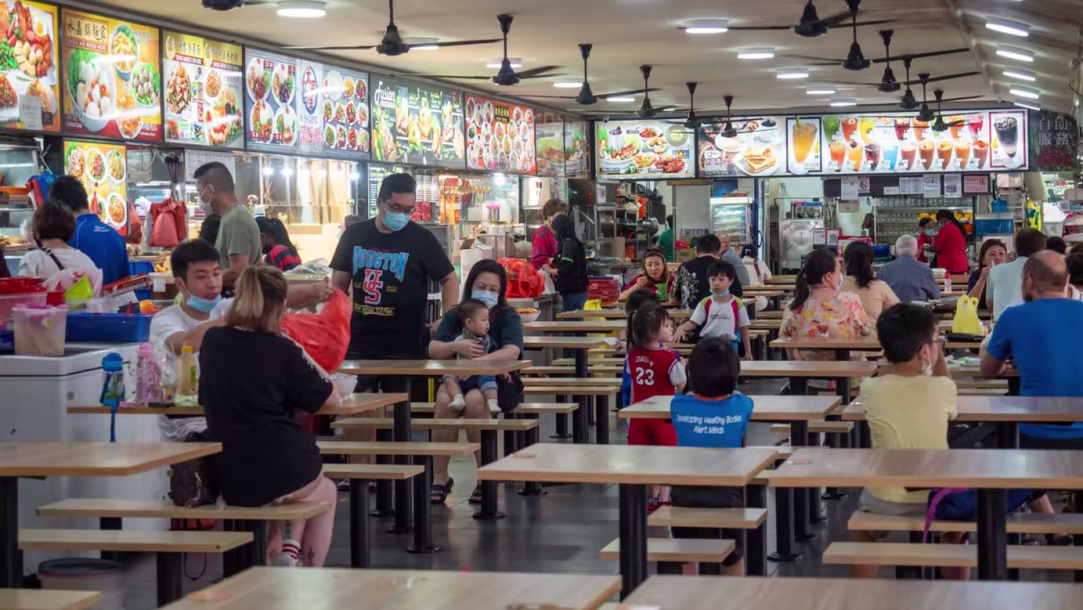 Located in Singapore Coffee Shops